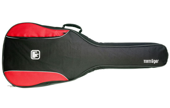 Tonträger - Rote Tasche für 4/4 Klassik Gitarre